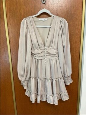 Altar’d State Mini Dress in Champage